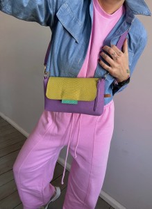 MiniMini Clap Purple Bubbles Nubuck+ Korodo Pear 