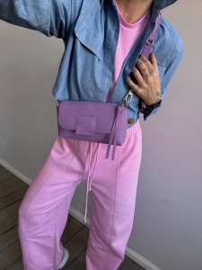 MiniMini Clap Purple Elephant Nubuck