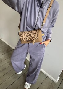 MiniMini Clap Coffee Elephant + Leopard IV Nubuck